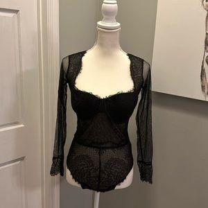 Victoria’s Secret lace body suit bustier NEW with tags